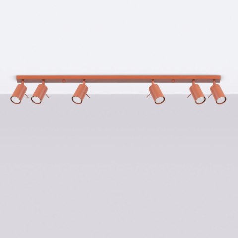 Plafon RING 6L ochra czerwona Plafon RING 6L ochra czerwona