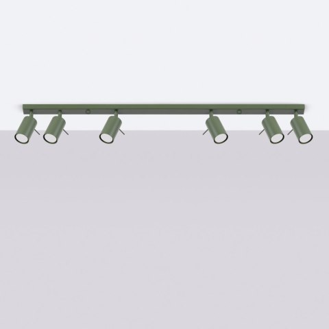 Plafon RING 6L zielony oliwkowy Plafon RING 6L zielony oliwkowy