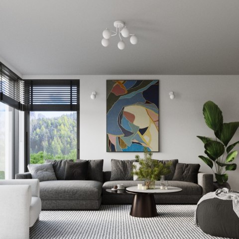 Żyrandol ASTRAL 5 biały