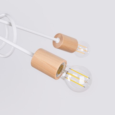 Żyrandol EMBER 5 biały