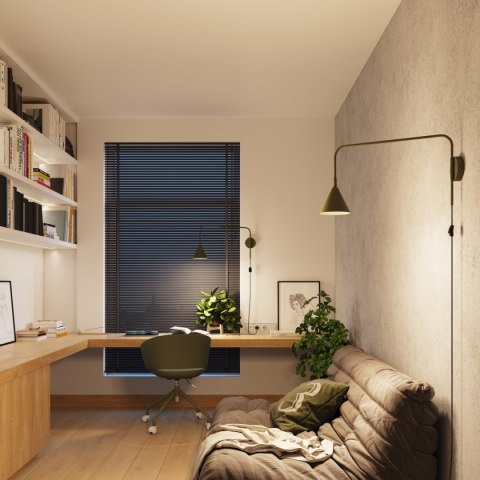 Kinkiet NOX zielona oliwka