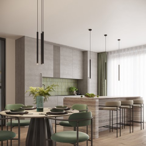 Lampa wisząca ARCHE 3P czarna Lampa wisząca ARCHE 3P czarna