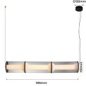 Lampa wisząca Aeris 3 linia transparent LED CCT