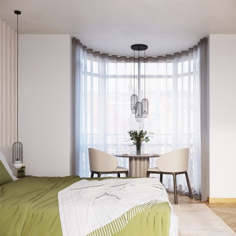 Lampa wisząca BRINA 3L czarna Lampa wisząca BRINA 3L czarna