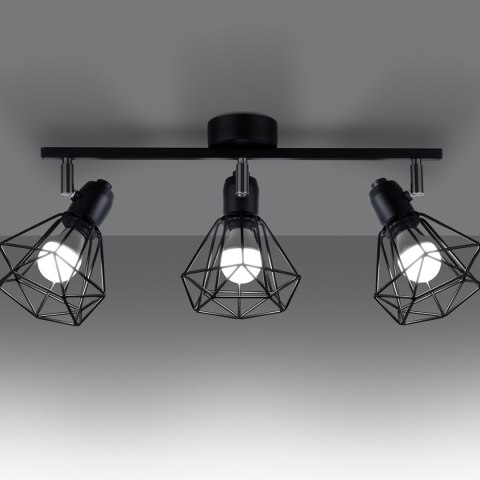 Plafon ARTEMIS 3 czarny Plafon ARTEMIS 3 czarny