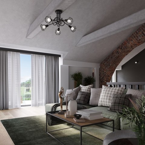 Plafon ARTEMIS 3 czarny Plafon ARTEMIS 3 czarny