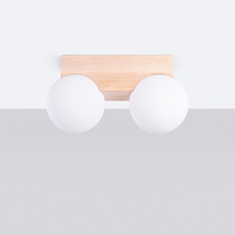 Plafon BULBO 2 naturalne drewno Plafon BULBO 2 naturalne drewno