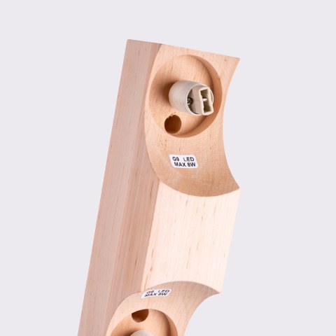 Plafon BULBO 2 naturalne drewno Plafon BULBO 2 naturalne drewno