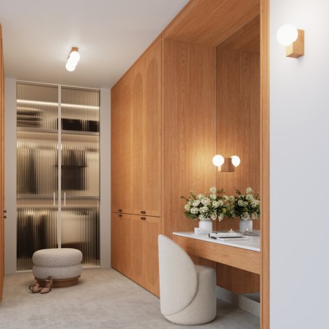 Plafon BULBO 2 naturalne drewno Plafon BULBO 2 naturalne drewno