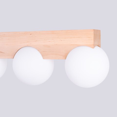 Plafon BULBO 4 naturalne drewno Plafon BULBO 4 naturalne drewno