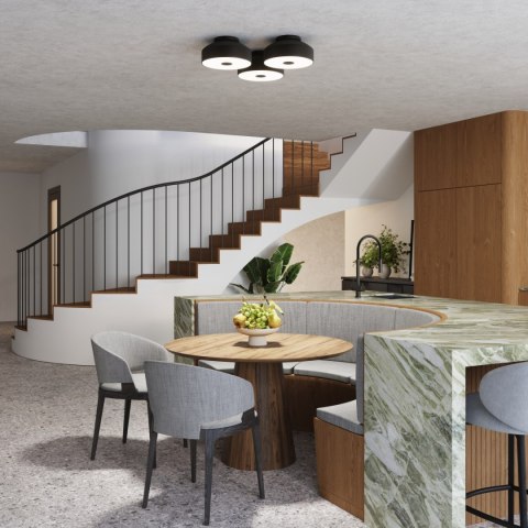 Plafon OMIQ czarny Plafon OMIQ czarny