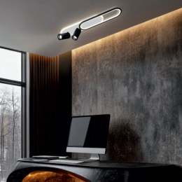 Spot Parma 2 długi czarny 2xGU10 LED CCT