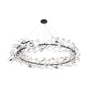 Lampa wisząca BOTANIKA czarno biała 80 cm