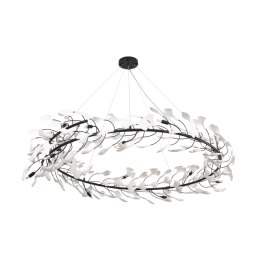 Lampa wisząca BOTANIKA czarno biała 80 cm
