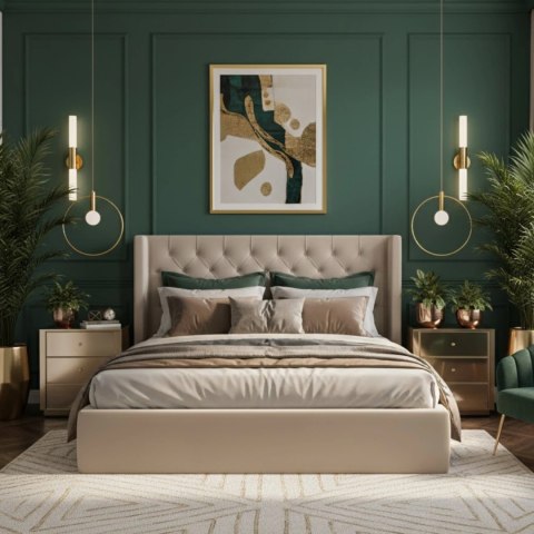 Lampa wisząca Bella złota 25 cm