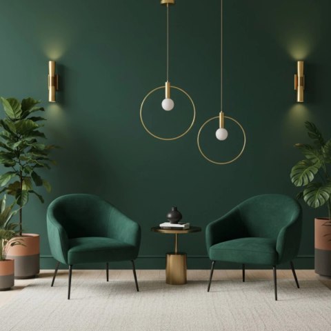 Lampa wisząca Bella złota 25 cm