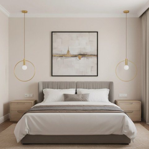 Lampa wisząca Bella złota 25 cm