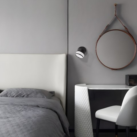 Spot Kendal 1 transparetny / czarny GX53