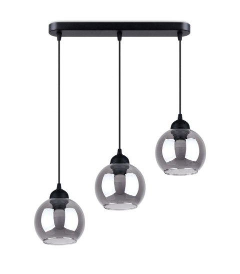 Lampa wisząca ALINO 3 czarna Lampa wisząca ALINO 3 czarna