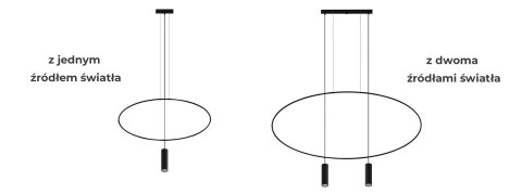 Lampa wisząca HOLAR 2 czarna Lampa wisząca HOLAR 2 czarna