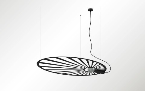 Lampa wisząca LEHDET czarna Lampa wisząca LEHDET czarna