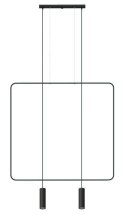 Lampa wisząca RANA 2 czarna