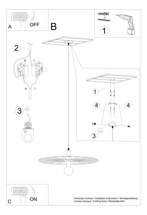 Lampa wisząca SIRKEL 30 czarny Lampa wisząca SIRKEL 30 czarny