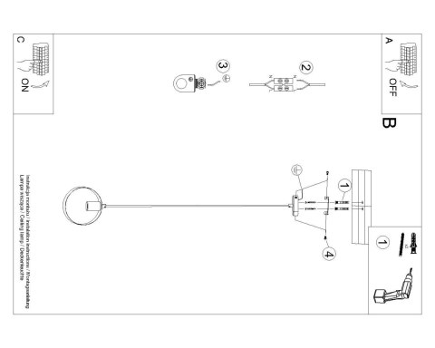 Lampa wisząca TITRAN 1 biała Lampa wisząca TITRAN 1 biała