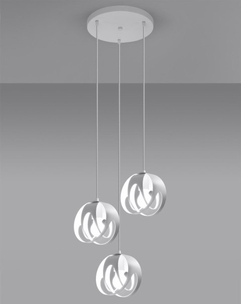 Lampa wisząca TULOS 3P biała Lampa wisząca TULOS 3P biała