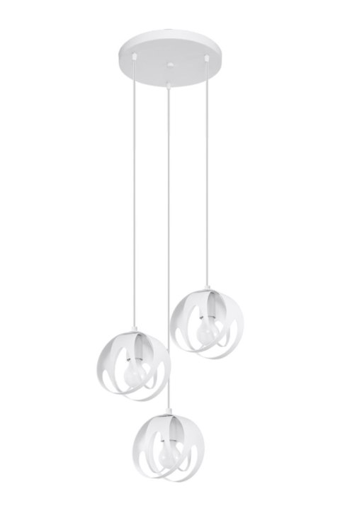 Lampa wisząca TULOS 3P biała Lampa wisząca TULOS 3P biała