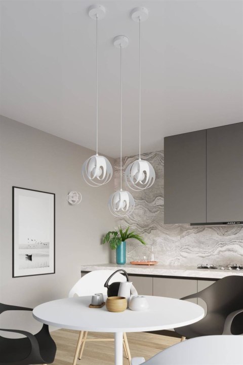 Lampa wisząca TULOS 3P biała Lampa wisząca TULOS 3P biała