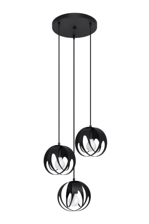 Lampa wisząca TULOS 3P czarna Lampa wisząca TULOS 3P czarna