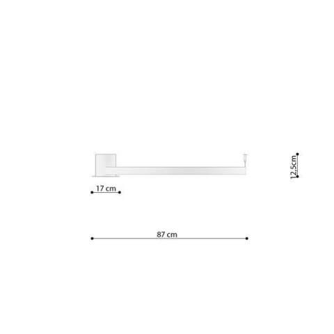 Plafon RIO 78 czarny LED 4000K Plafon RIO 78 czarny LED 4000K