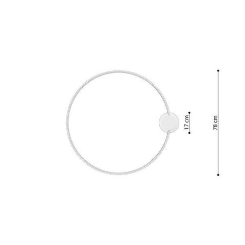 Plafon RIO 78 czarny LED 4000K Plafon RIO 78 czarny LED 4000K
