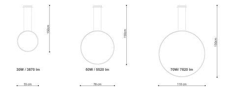 Plafon RIO 78 czarny LED 4000K Plafon RIO 78 czarny LED 4000K