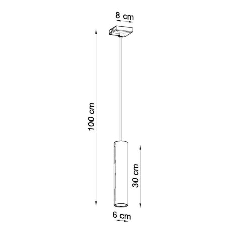 Lampa Wisząca LAGOS 1 chrom Lampa Wisząca LAGOS 1 chrom