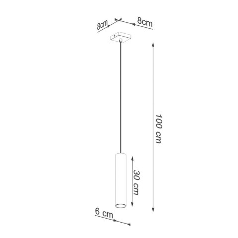 Lampa Wisząca LAGOS 1 złoty połysk Lampa Wisząca LAGOS 1 złoty połysk