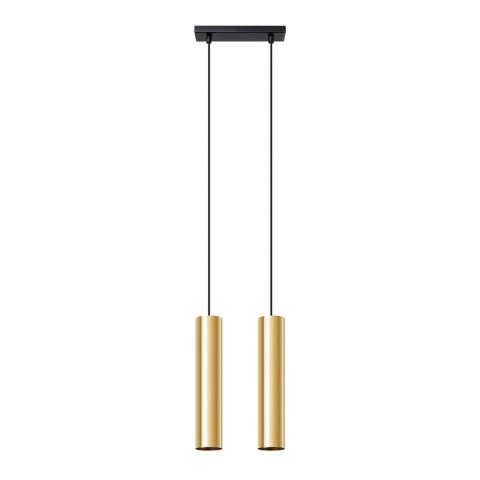 Lampa Wisząca LAGOS 2 złoty połysk Lampa Wisząca LAGOS 2 złoty połysk