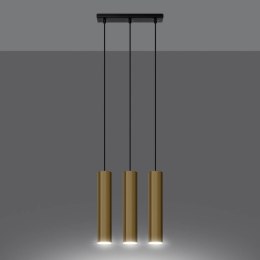 Lampa Wisząca LAGOS 3 złoty połysk