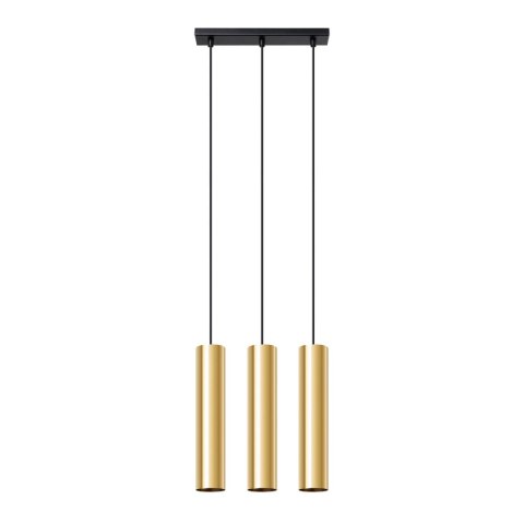 Lampa Wisząca LAGOS 3 złoty połysk Lampa Wisząca LAGOS 3 złoty połysk