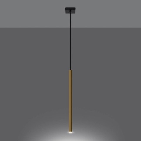 Lampa Wisząca PASTELO 1 złoty połysk Lampa Wisząca PASTELO 1 złoty połysk