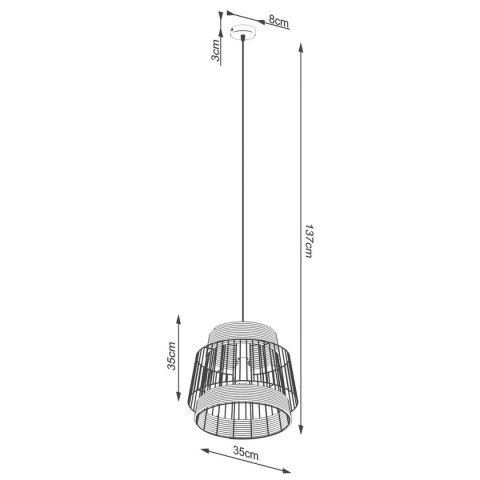Lampa wisząca BRILO Lampa wisząca BRILO