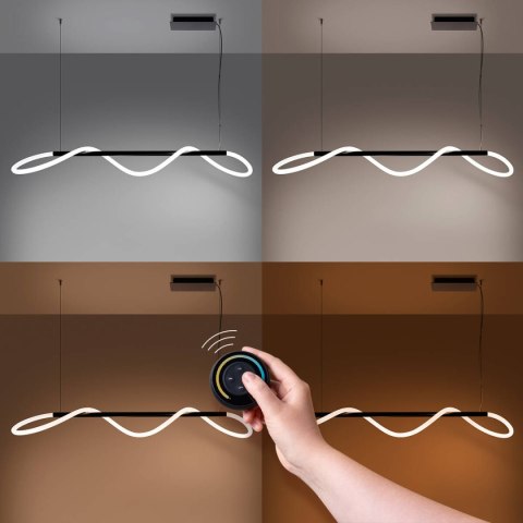 Lampa wisząca GALAKSE 148 czarna LED 2700-6500K Lampa wisząca GALAKSE 148 czarna LED 2700-6500K