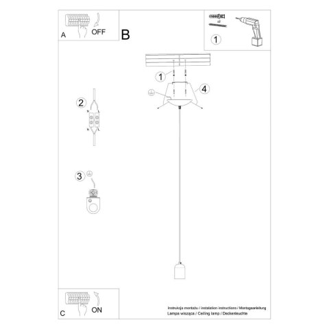 Lampa wisząca NESO 1 Lampa wisząca NESO 1