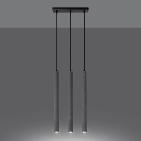 Lampa wisząca PASTELO 3L beton Lampa wisząca PASTELO 3L beton