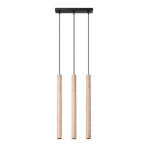 Lampa wisząca PASTELO 3L drewno Lampa wisząca PASTELO 3L drewno