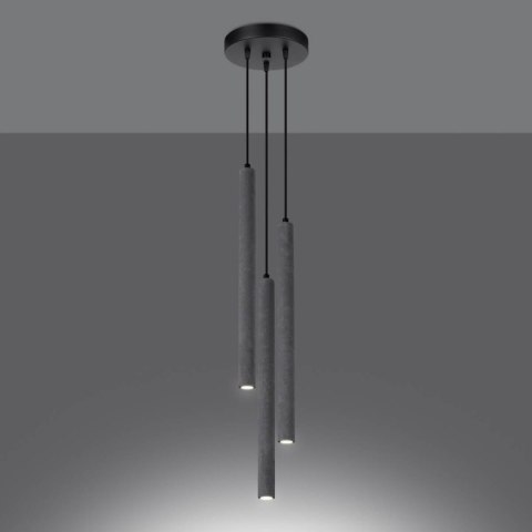 Lampa wisząca PASTELO 3P beton Lampa wisząca PASTELO 3P beton