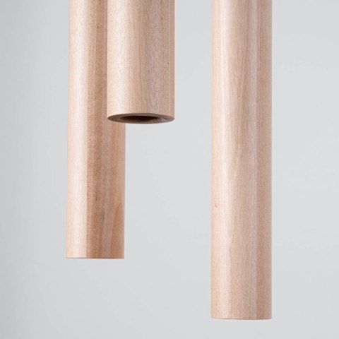 Lampa wisząca PASTELO 3P drewno Lampa wisząca PASTELO 3P drewno