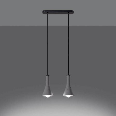 Lampa wisząca REA 2 beton Lampa wisząca REA 2 beton