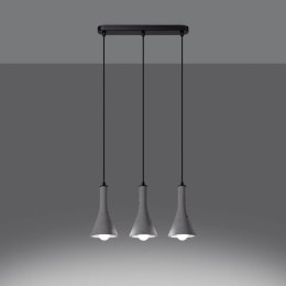 Lampa wisząca REA 3L beton